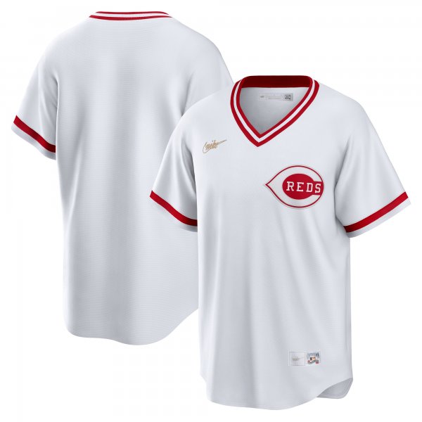 Men's Cincinnati Reds Nike White Home Cooperstown Collection Team Jersey