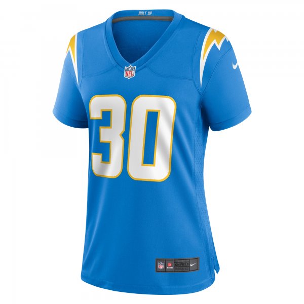 Women's Los Angeles Chargers Kimani Vidal Nike  Powder Blue  Game Jersey