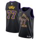 Youth Los Angeles Lakers #77 Luka Doncic Fanatics Black 2025/26 City Edition Fast Break Jersey