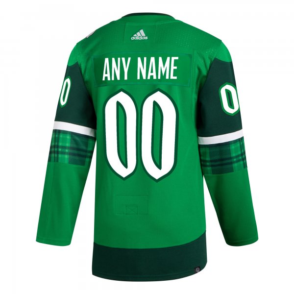 Men's Buffalo Sabres  adidas Kelly Green St. Patrick's Day Custom Jersey