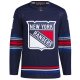 Men's New York Rangers Igor Shesterkin adidas Navy Alternate Primegreen Player Jersey