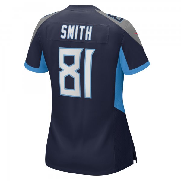 Women's Tennessee Titans Jonnu Smith Nike Navy Game Jersey