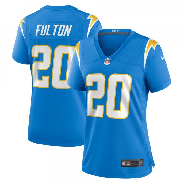 Women's Los Angeles Chargers Kristian Fulton Nike  Powder Blue Team Game Jersey