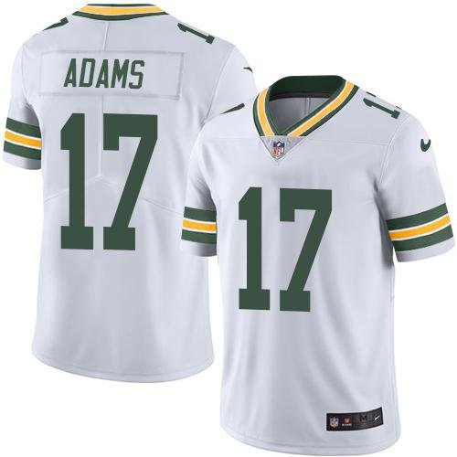 Nike Green Bay Packers #17 Davante Adams White Youth Stitched NFL Limited Rush Jersey