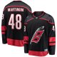 Men's Carolina Hurricanes Jordan Martinook Fanatics Black Home Breakaway Jersey