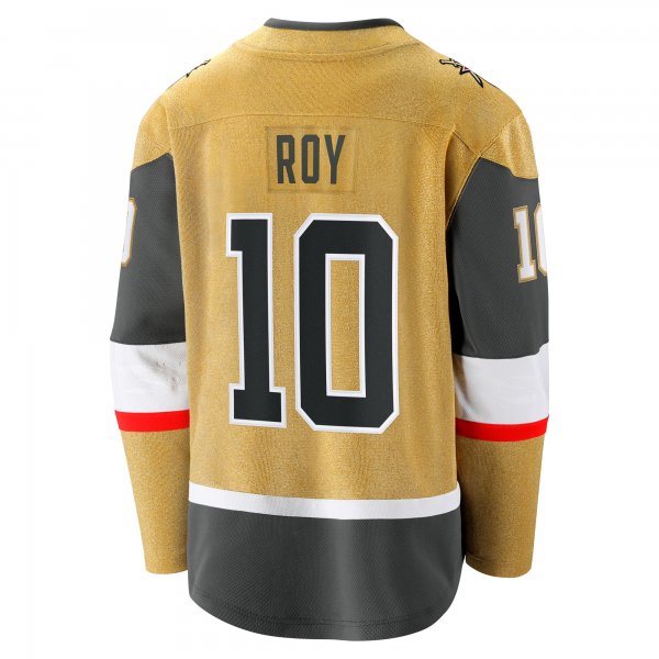 Men's Vegas Golden Knights Nicolas Roy Fanatics Gold Home Breakaway Jersey