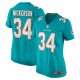 Women's Miami Dolphins Parry Nickerson Nike  Aqua Team Game Jersey