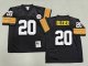 Men's Pittsburgh Steelers #20 Rocky Bleier Black Jersey