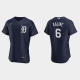 Men's Detroit Tigers #6 Al Kaline 2020 Alternate Team Logo Navy MLB Jersey