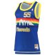 Women's Denver Nuggets Dikembe Mutombo Mitchell & Ness Royal 1991/92 Hardwood Classics Swingman Jersey