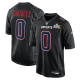 Men's New England Patriots Christian Gonzalez Nike Black Super Bowl LX Patch Carbon Fashion Game Jersey