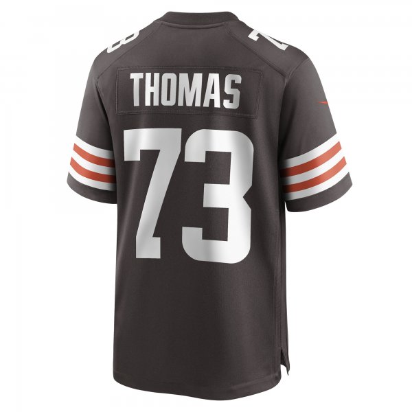 Men's Cleveland Browns Joe Thomas Nike Brown Retired Game Player Jersey