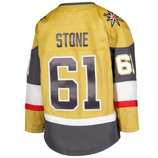 Youth Vegas Golden Knights Mark Stone Gold Home Captain Patch Premier Player Jersey