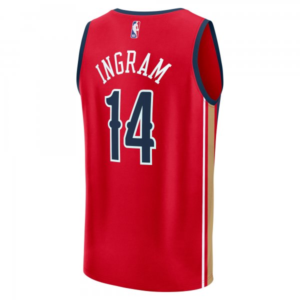 Men's New Orleans Pelicans Brandon Ingram Fanatics Red Fast Break Replica Jersey - Statement Edition