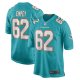 Men's Miami Dolphins James Empey Nike Aqua Game Player Jersey