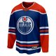 Men's Edmonton Oilers Fanatics Royal Home Breakaway Blank Jersey