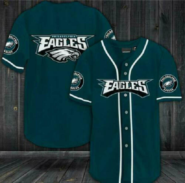 Philadelphia Eagles NFL Stitched Fashion Baseball Legend Jersey