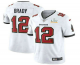 Men's Tampa Bay Buccaneers #12 Tom Brady White 2021 Super Bowl LV Vapor Untouchable Stitched Nike Limited NFL Jersey