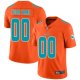 Miami Dolphins Customized Orange Men's Stitched NFL Limited Inverted Legend Jersey