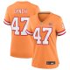 Women's Tampa Bay Buccaneers #47 John Lynch Nike Creamsicle 50th Season Game Jersey