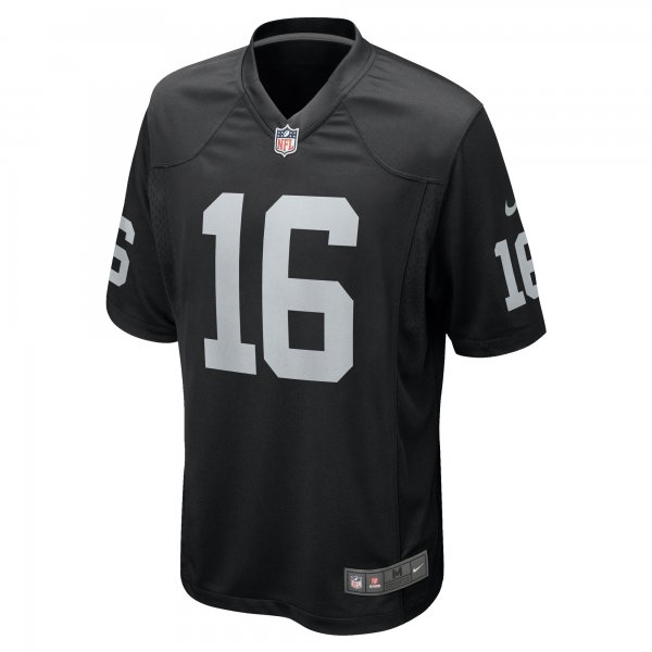 Men's Las Vegas Raiders Jakobi Meyers Nike Black Game Player Jersey