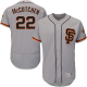 San Francisco Giants #22 Andrew McCutchen Grey Flexbase Collection Road 2 Stitched MLB Jersey