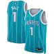 Unisex Charlotte Hornets LaMelo Ball Jordan Brand Teal Swingman Jersey - Icon Edition