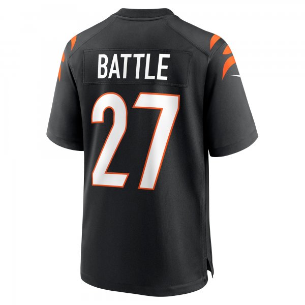 Men's Cincinnati Bengals Jordan Battle Nike  Black Team Game Jersey