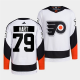 Men's Philadelphia Flyers #79 Carter Hart White 2022 Reverse Retro NHL Jersey