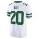 Men's New York Jets Breece Hall Nike Legacy White Vapor F.U.S.E. Limited Jersey