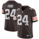 Men's Cleveland Browns #24 Nick Chubb Nike Brown Vapor Limited Jersey