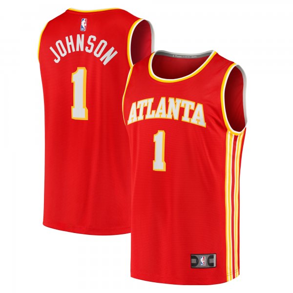 Youth Atlanta Hawks Jalen Johnson Fanatics Red Fast Break Replica Jersey - Icon Edition