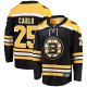 Men's Boston Bruins Brandon Carlo Fanatics Black Home Breakaway Player Jersey