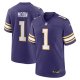 Men's Minnesota Vikings Warren Moon Nike Purple Classic Retired Player Game Jersey