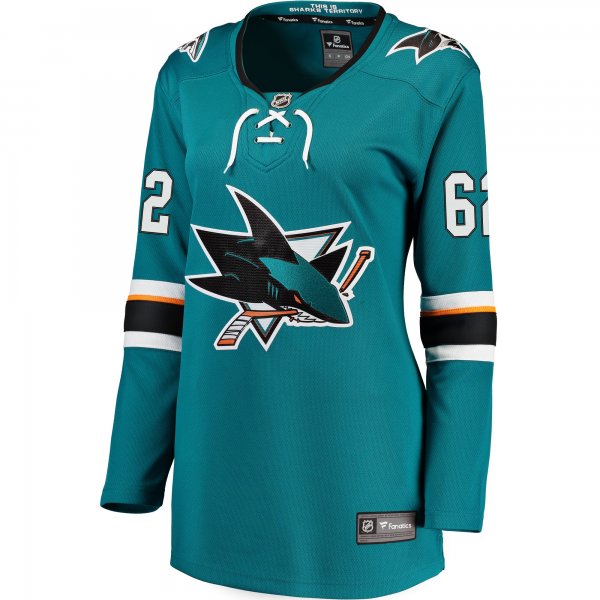 Women's San Jose Sharks Kevin Labanc Fanatics Teal Breakaway Jersey