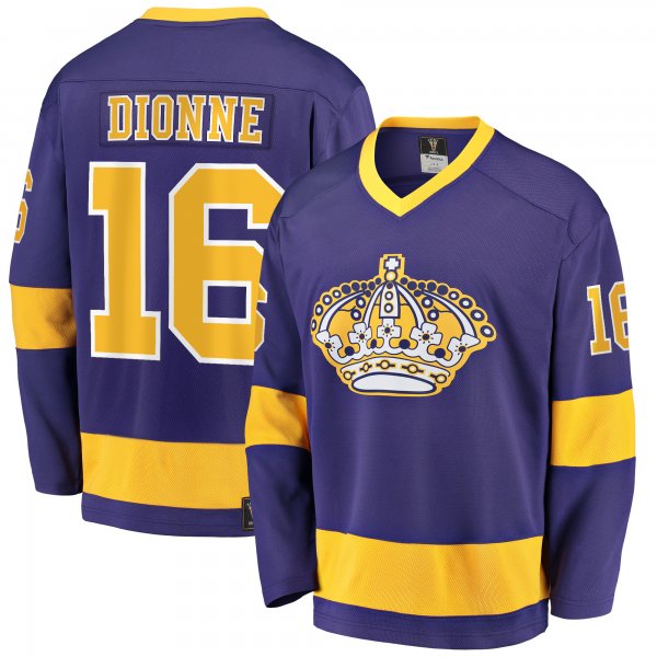 Men's Los Angeles Kings Marcel Dionne Fanatics Purple Premier Breakaway Retired Player Jersey