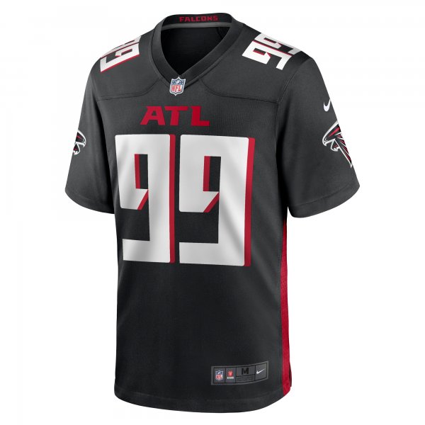 Men's Atlanta Falcons Joe Gaziano Nike  Black Team Game Jersey