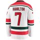 Men's New Jersey Devils Dougie Hamilton Fanatics White 2022/23 Heritage Premier Breakaway Jersey