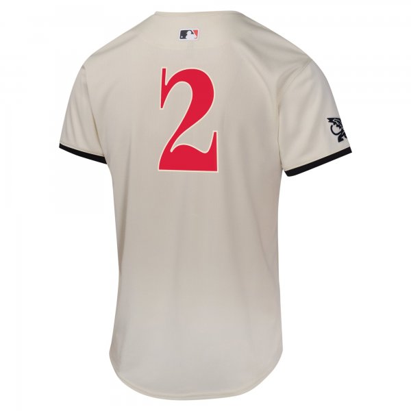 Youth Texas Rangers Marcus Semien Nike Natural City Connect Limited Player Jersey