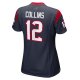 Women's Houston Texans Nico Collins Nike Navy Game Jersey