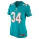 Women's Miami Dolphins Parry Nickerson Nike  Aqua Team Game Jersey