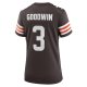 Women's Cleveland Browns Marquise Goodwin Nike Brown Game Jersey