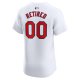 Men's St. Louis Cardinals Nike White Home Elite Pick-A-Player Retired Roster Jersey