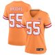 Women's Tampa Bay Buccaneers #55 Derrick Brooks Nike Creamsicle 50th Season Game Jersey