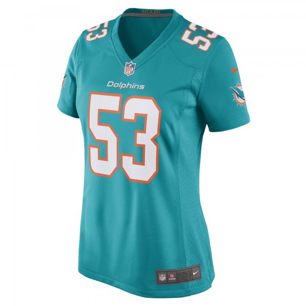 Women's Miami Dolphins Cameron Goode Nike Aqua Game Player Jersey