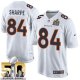 Nike Denver Broncos #84 Shannon Sharpe White Super Bowl 50 Men's Stitched NFL Game Event Jersey