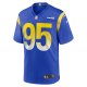 Men's Los Angeles Rams Bobby Brown III Nike  Royal Team Game Jersey