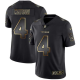 Men's Nike Houston Texans #4 Deshaun Watson Black Gold Vapor Untouchable Limited NFL Jersey