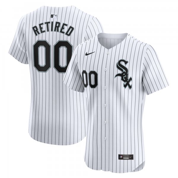 Men's Chicago White Sox Nike White Home Elite Pick-A-Player Retired Roster Jersey