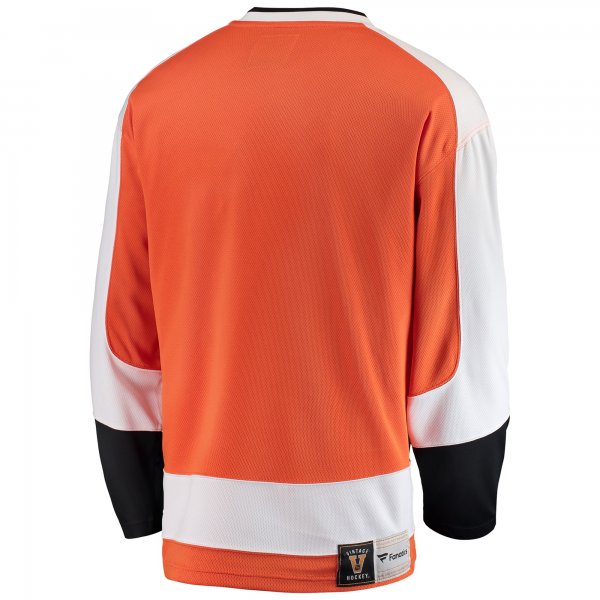 Men's Philadelphia Flyers Fanatics Orange Premier Breakaway Heritage Blank Jersey